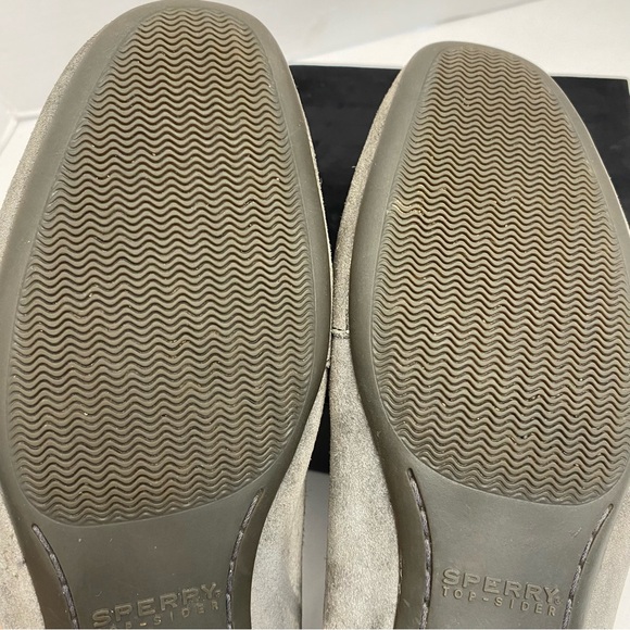 Sperry Top-Sider Suede Studded Penny Loafers Gray Women’s 8M - Picture 13 of 15